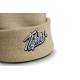 Tlakers zimná čiapka logo hnedá